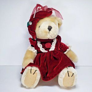 Pickford Bear Pearl Bear of Wealth Brass Button Bear Collection Stuffed Plush